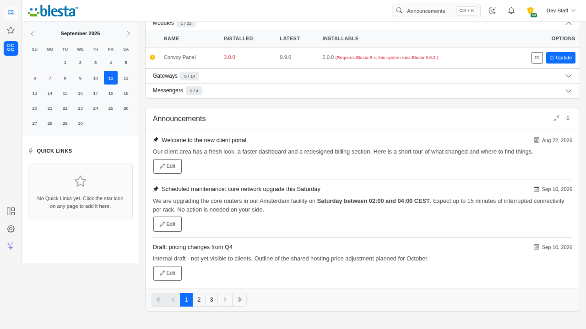 Announcements screenshot 6