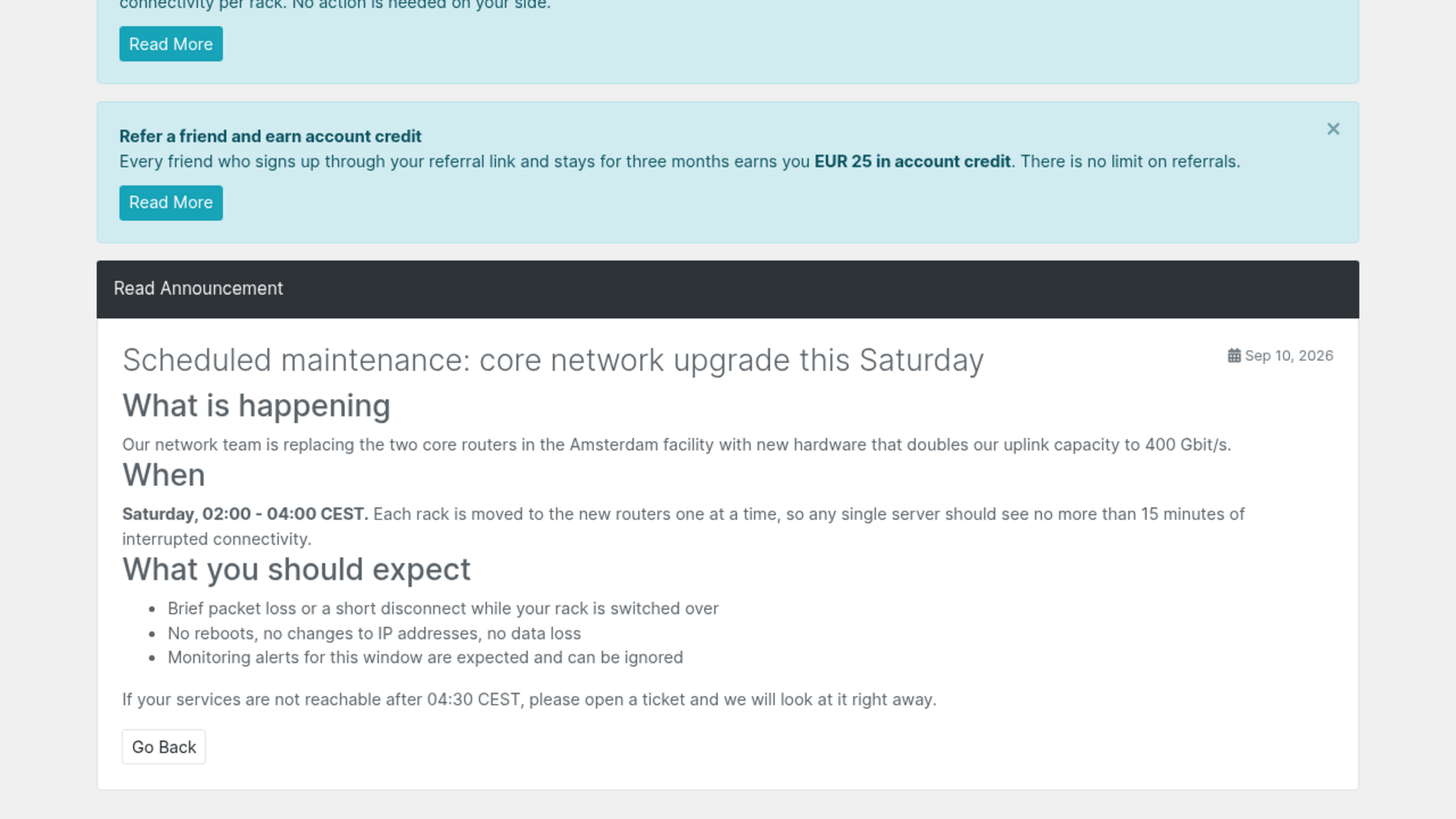 Announcements screenshot 9