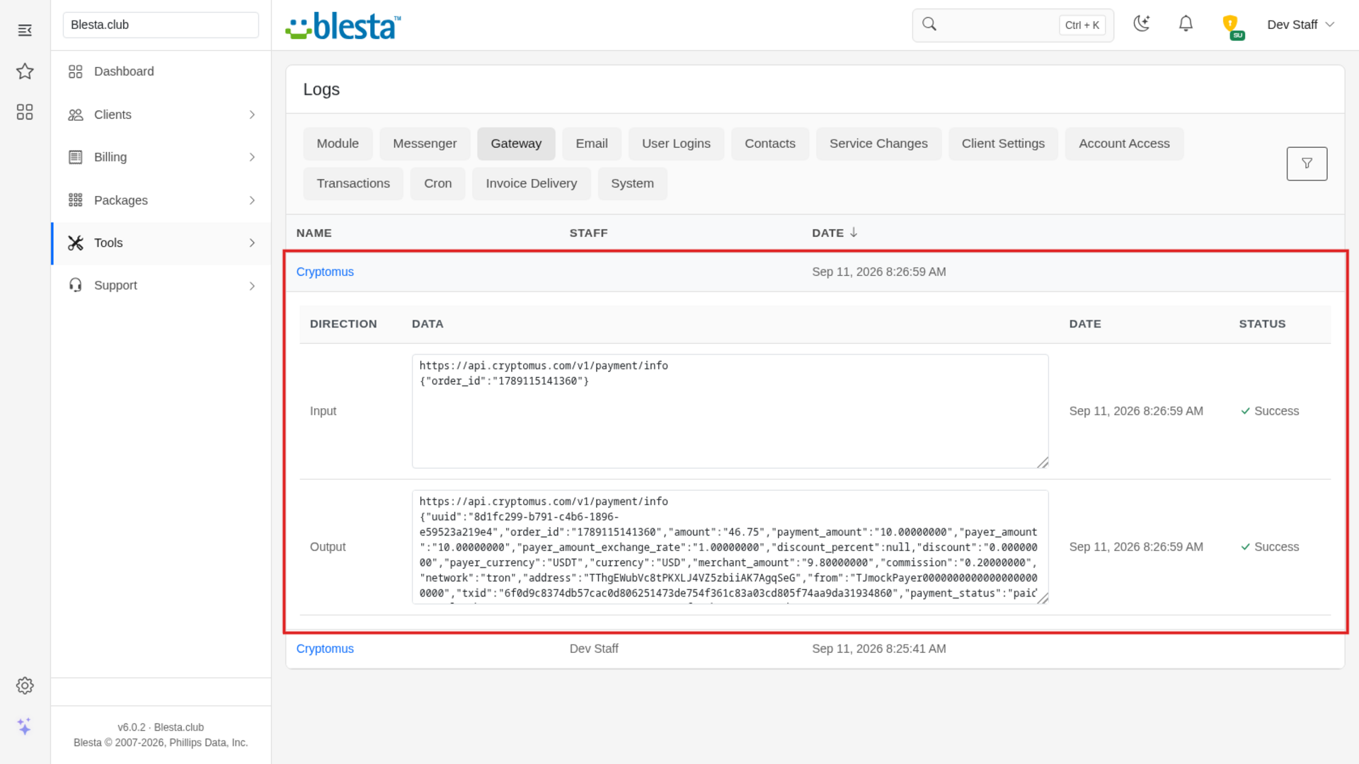 Cryptomus screenshot 3
