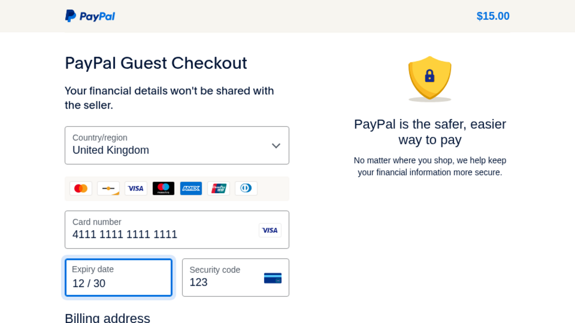 Dual PayPal Payment Buttons screenshot 4