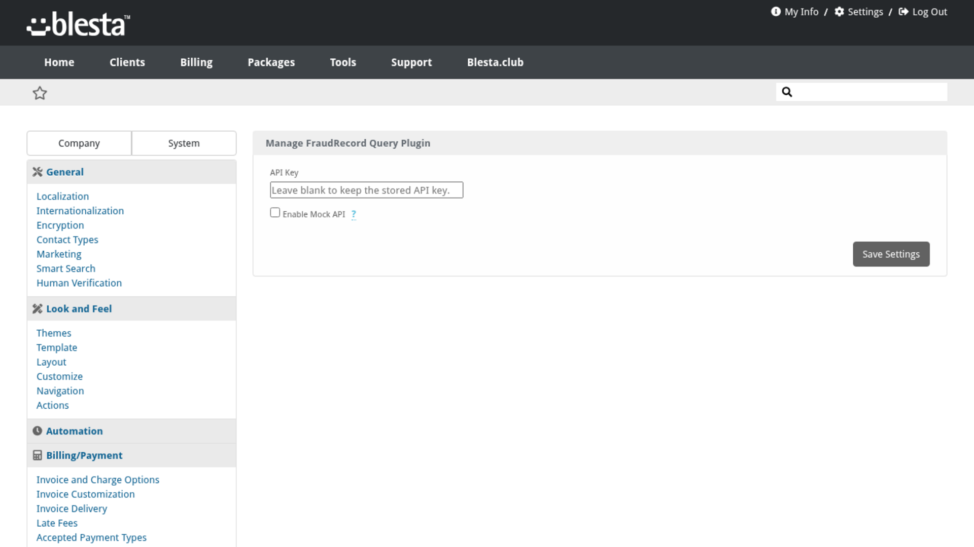 FraudRecord Query screenshot 2