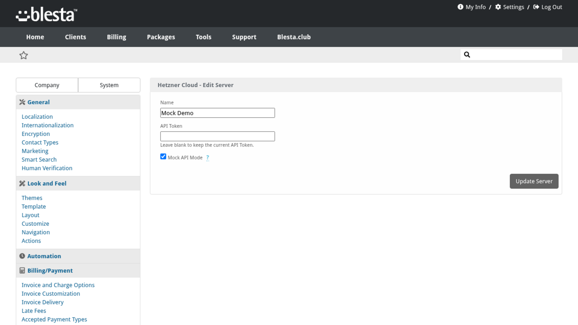 Hetzner Cloud screenshot 2