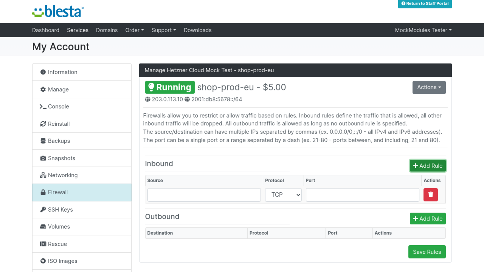 Hetzner Cloud screenshot 7