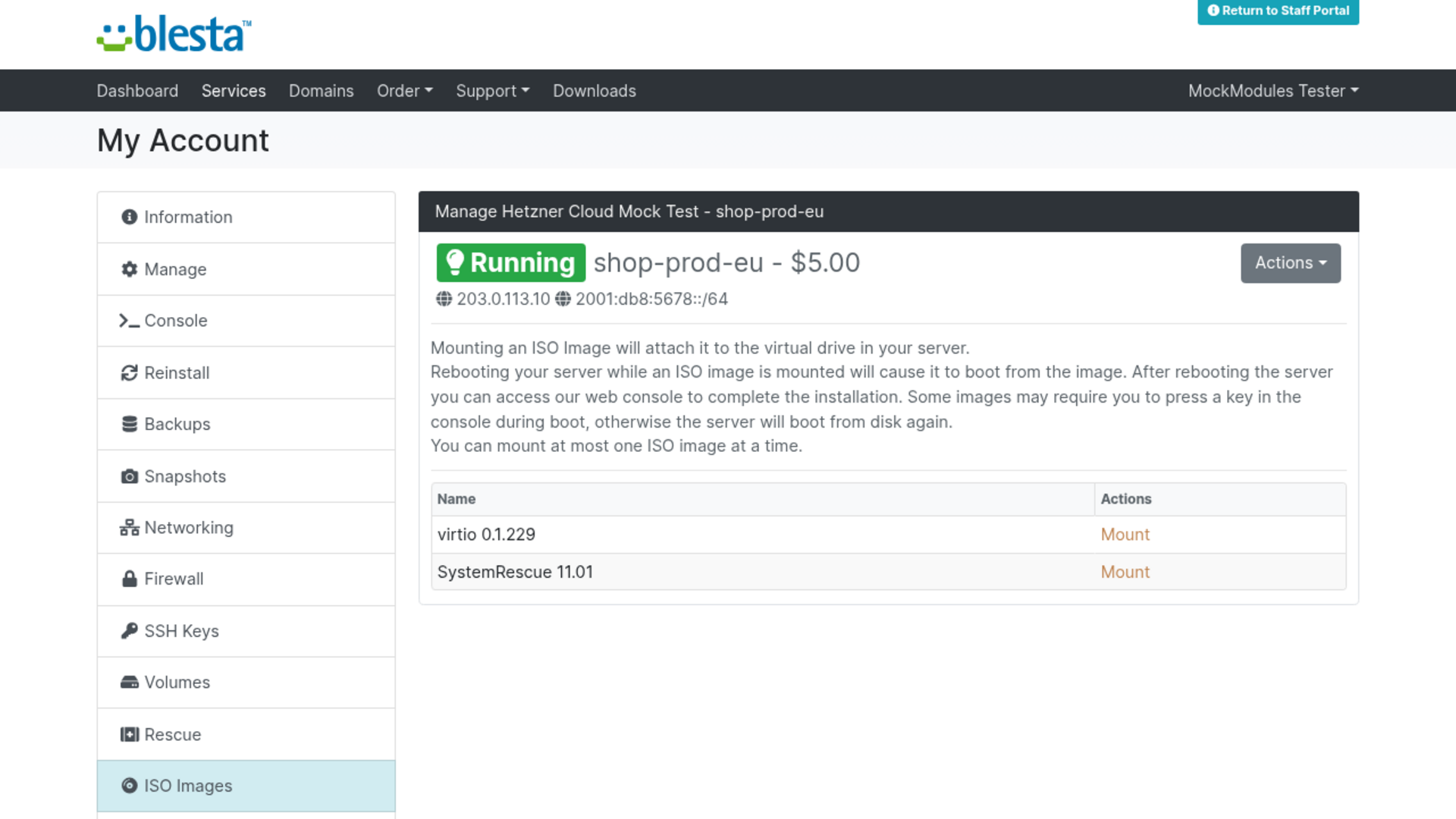Hetzner Cloud screenshot 8