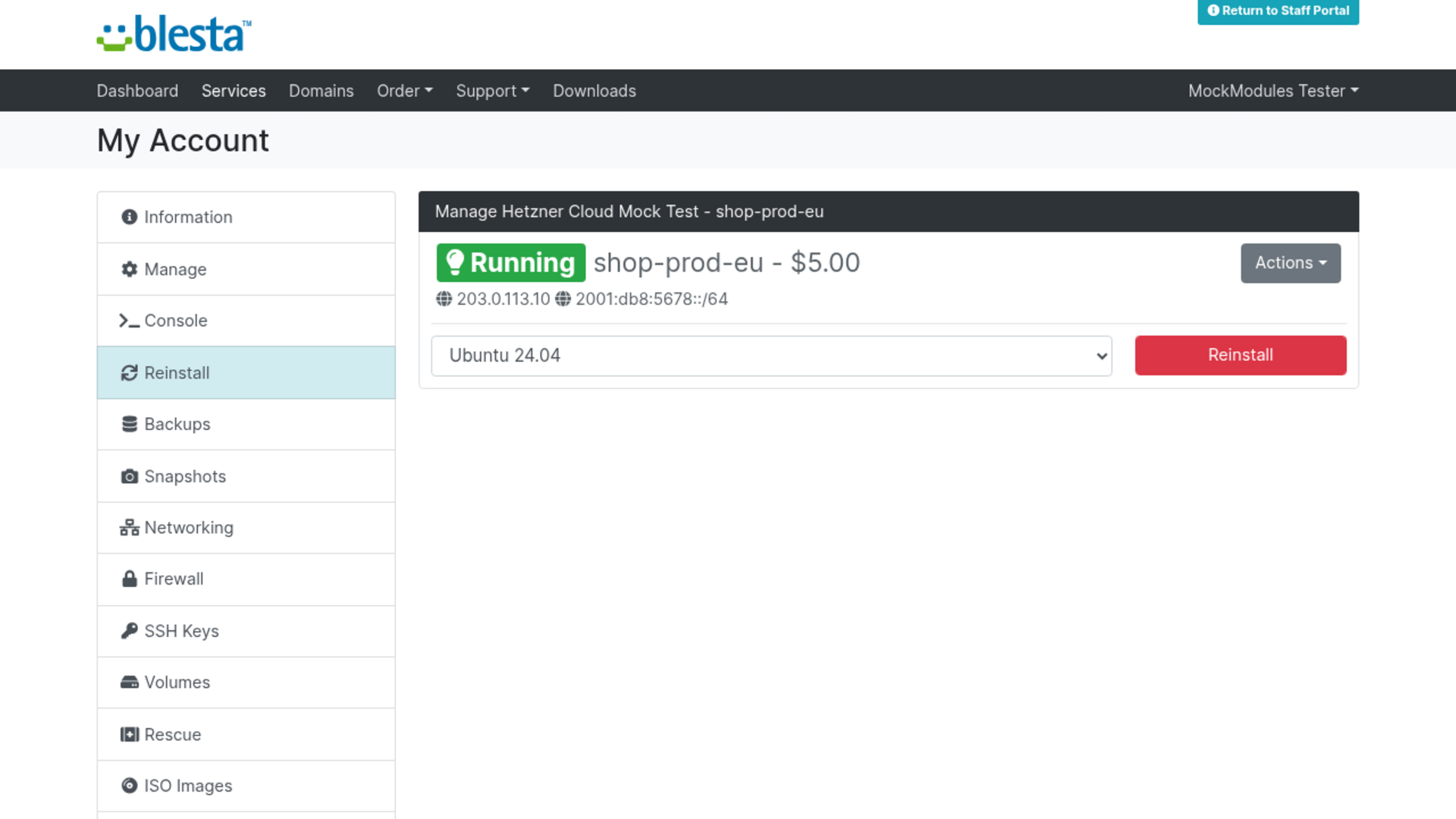 Hetzner Cloud screenshot 12