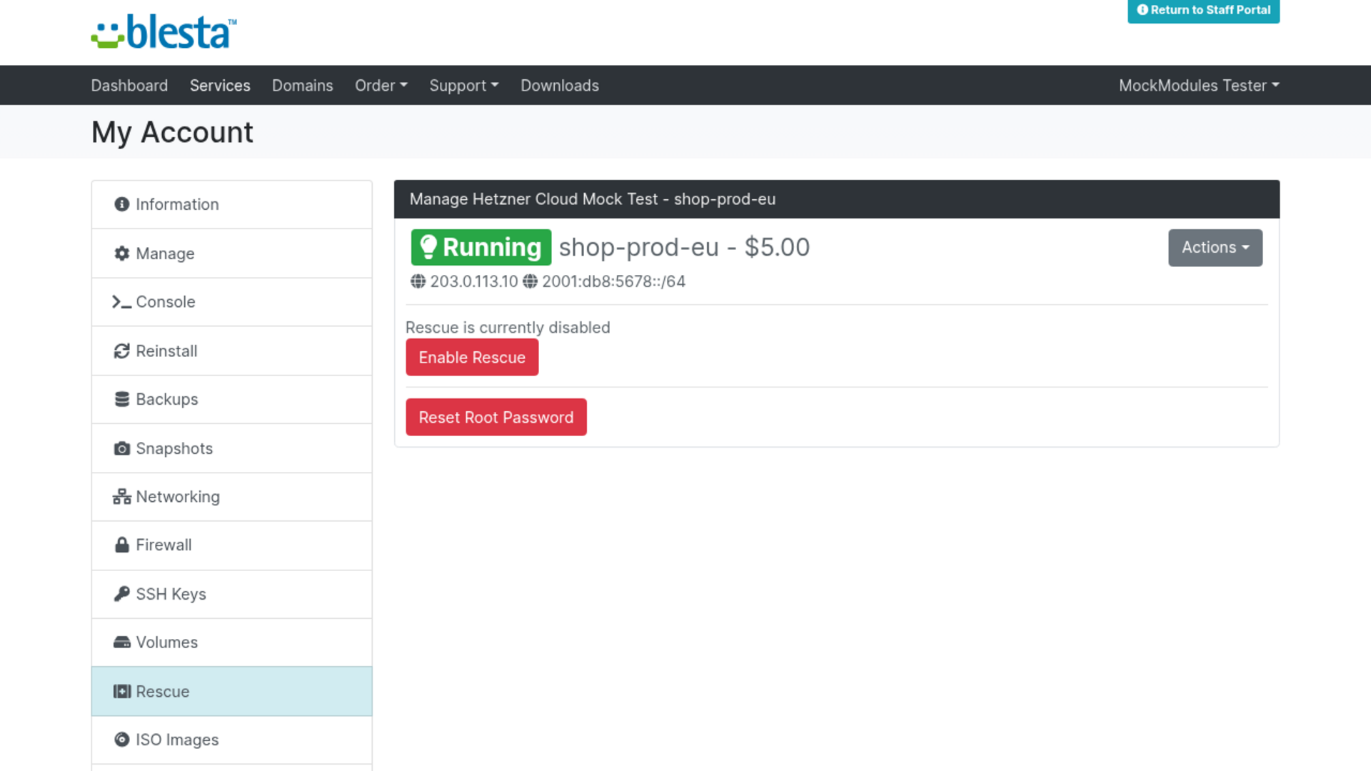 Hetzner Cloud screenshot 13