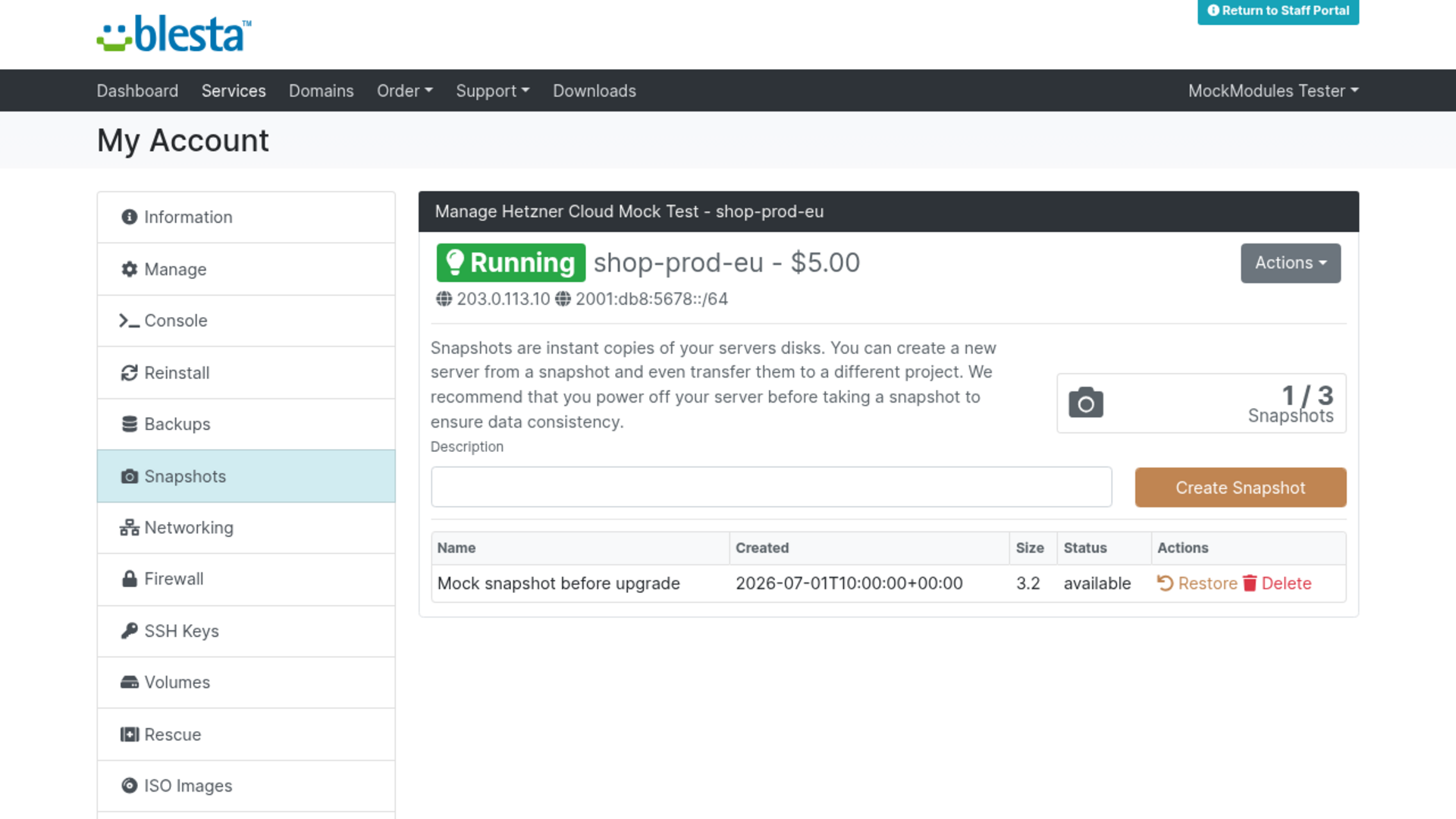 Hetzner Cloud screenshot 14