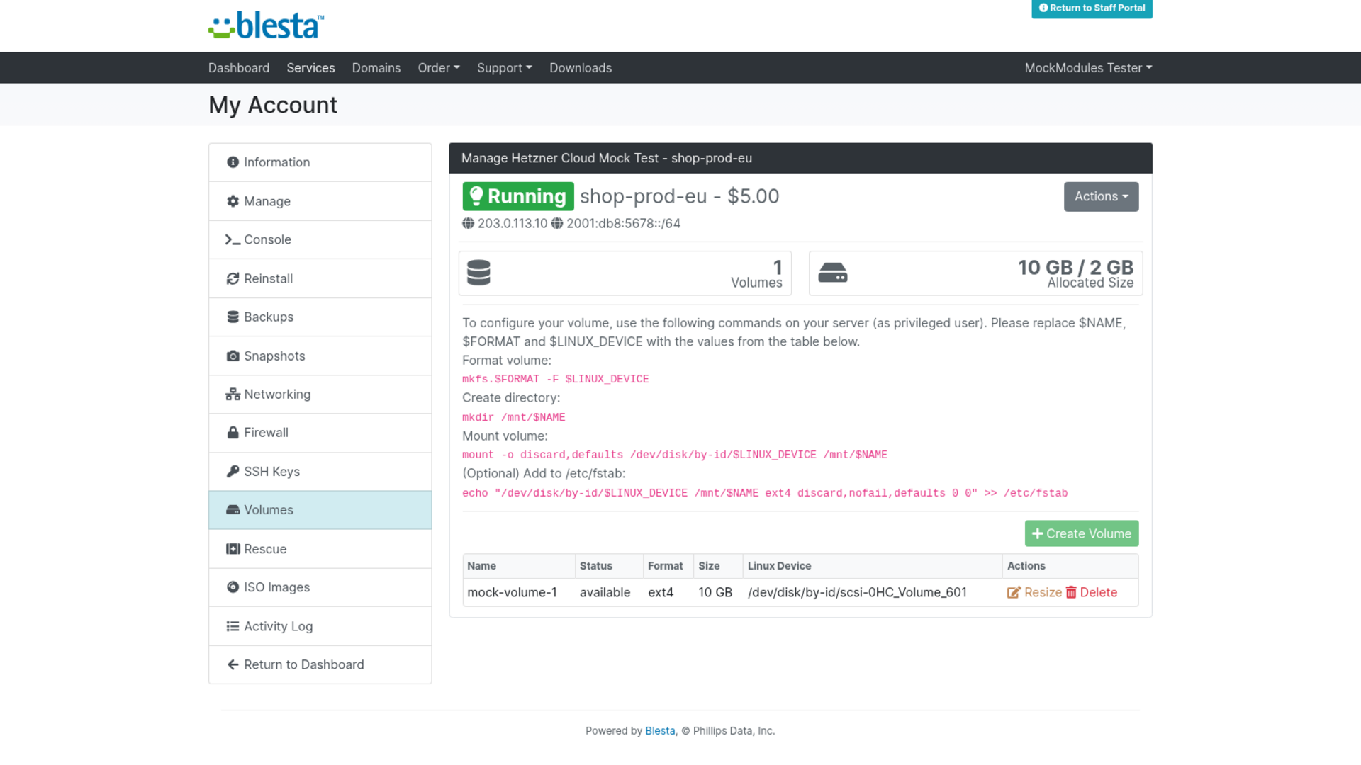 Hetzner Cloud screenshot 16