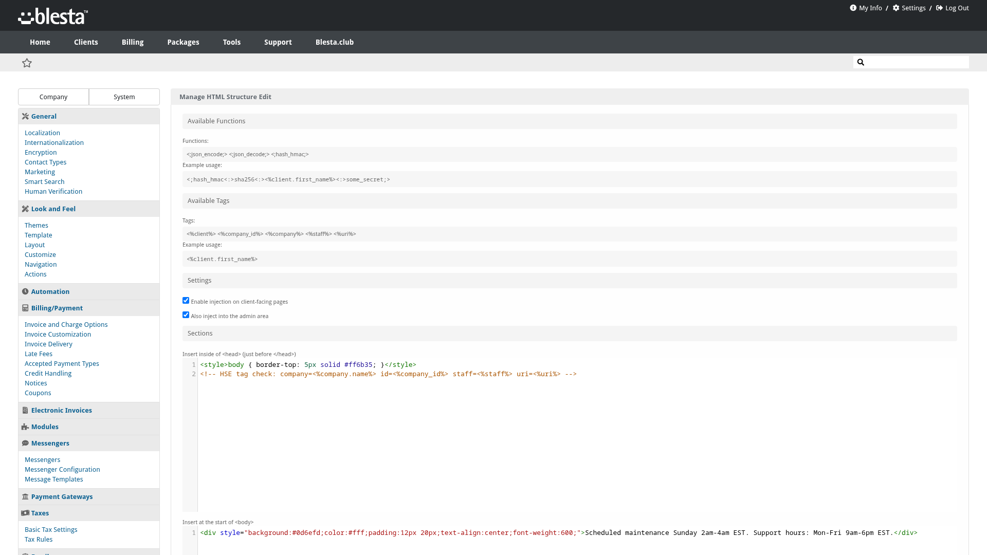 HTML Structure Edit screenshot 2