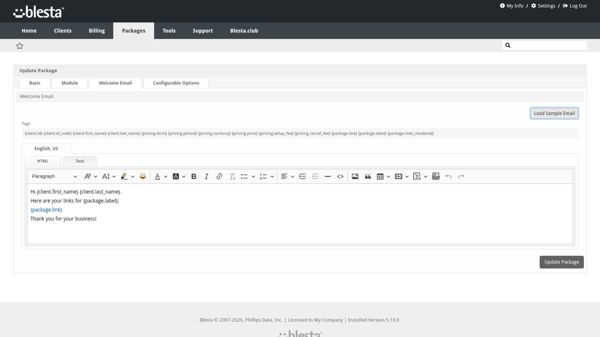 Links screenshot 4