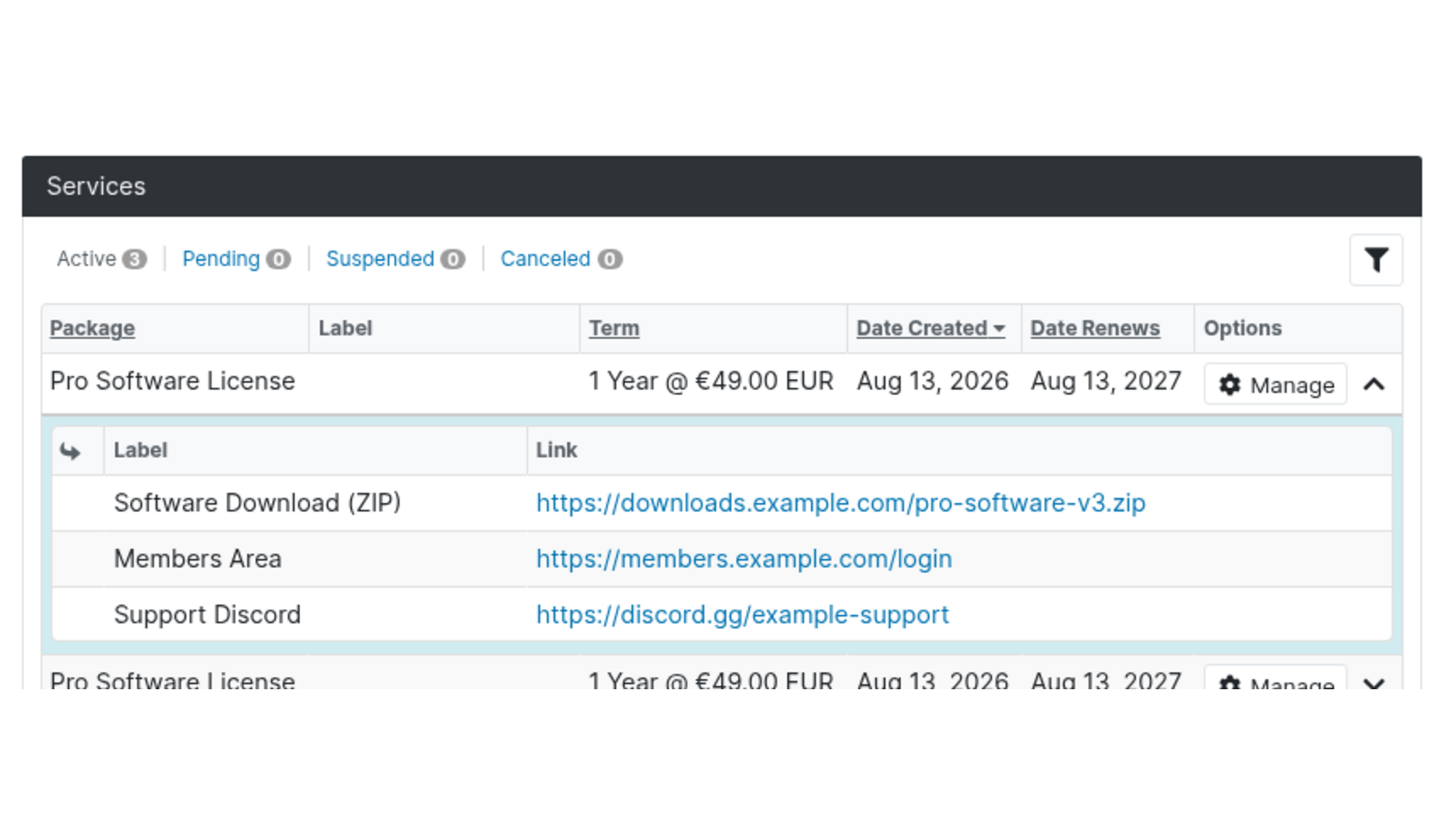 Links screenshot 7