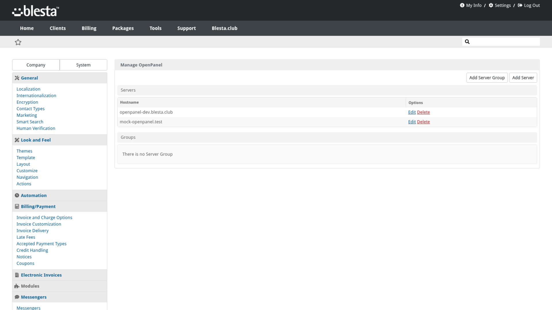 OpenPanel screenshot 3