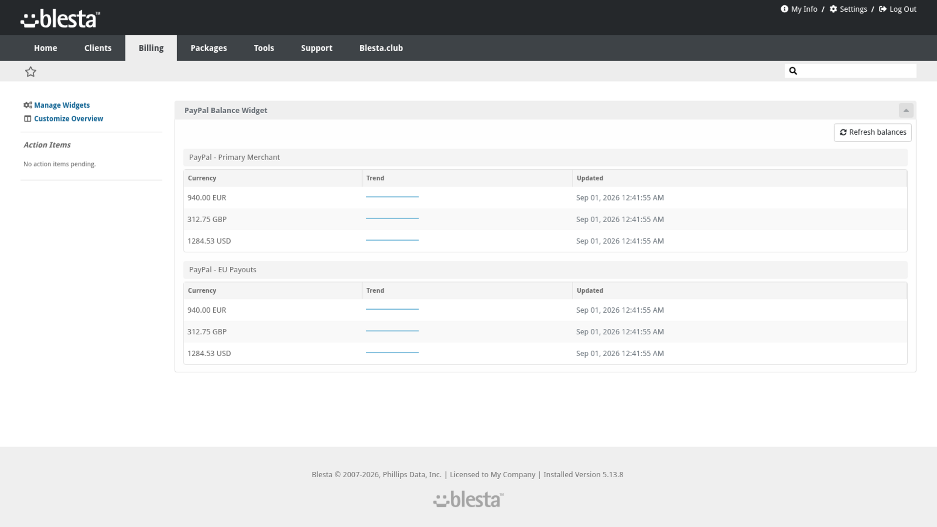 PayPal Balance Widget screenshot 4