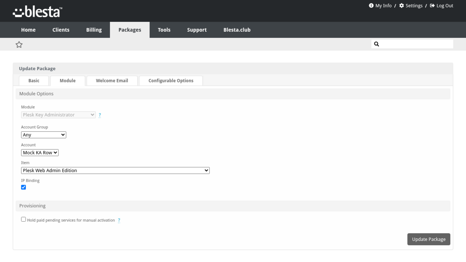 Plesk Key Administrator screenshot 8