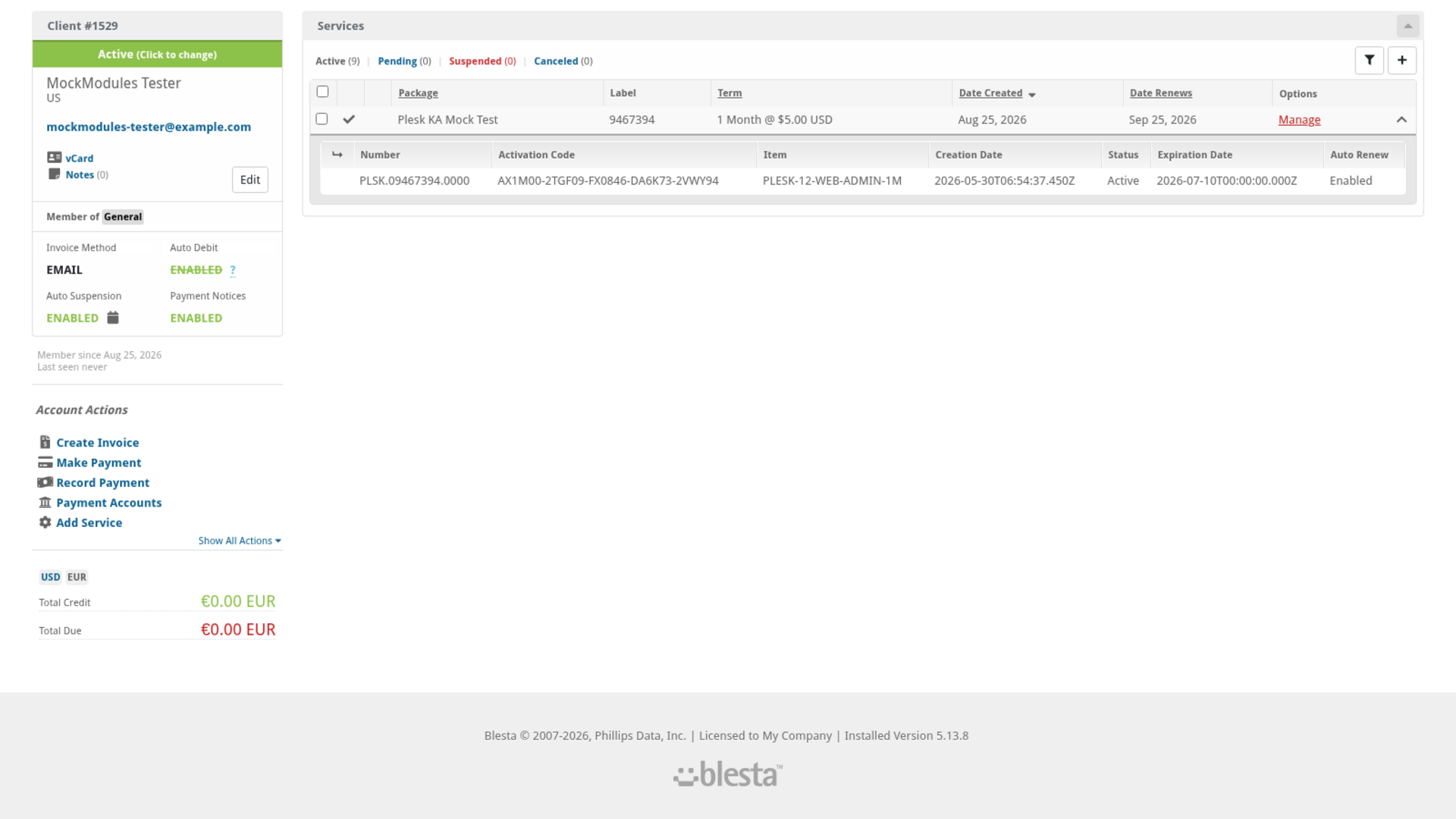 Plesk Key Administrator screenshot 9