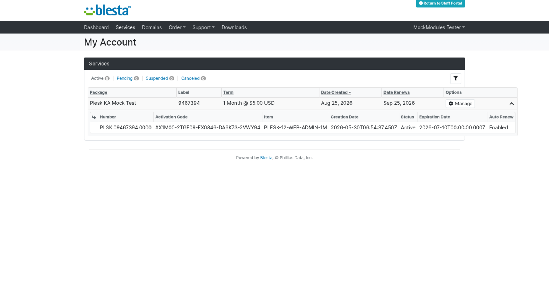Plesk Key Administrator screenshot 10