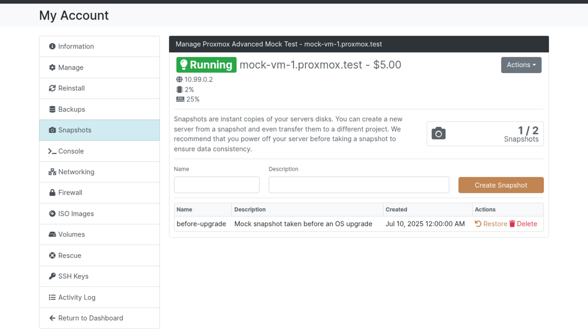 Proxmox Advanced screenshot 16