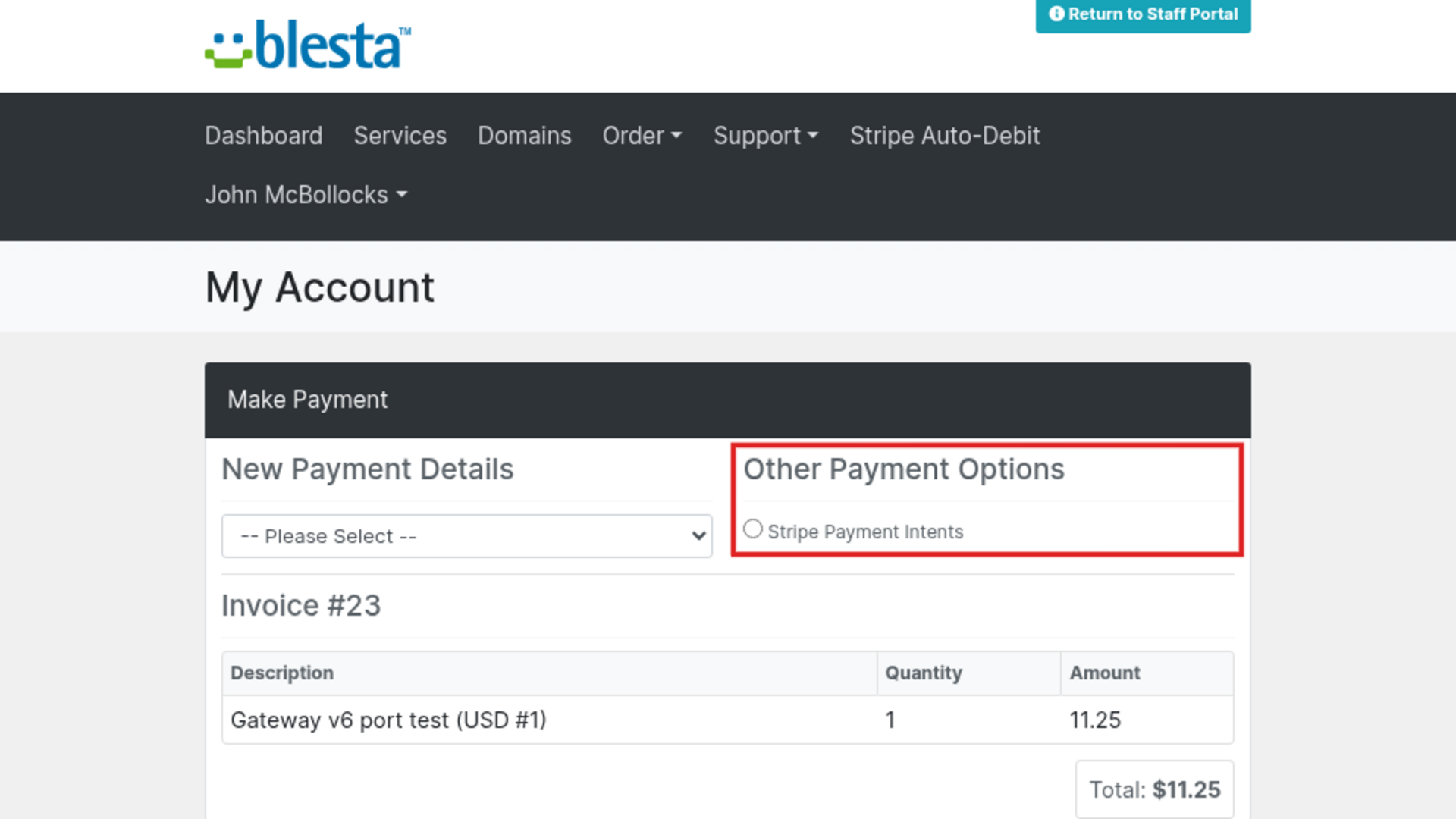 Stripe Payment Intents screenshot 2