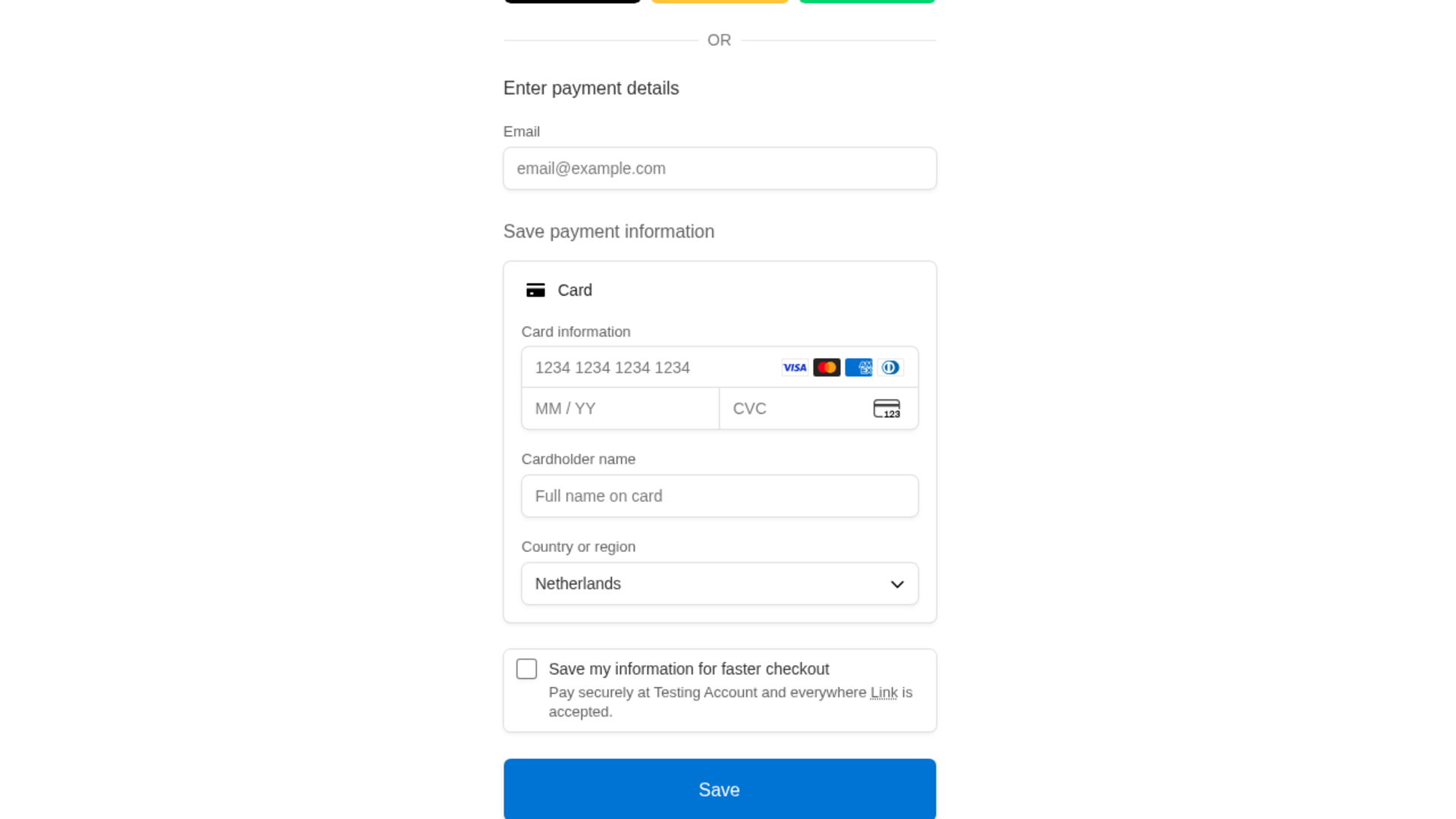 Stripe Payment Intents screenshot 3