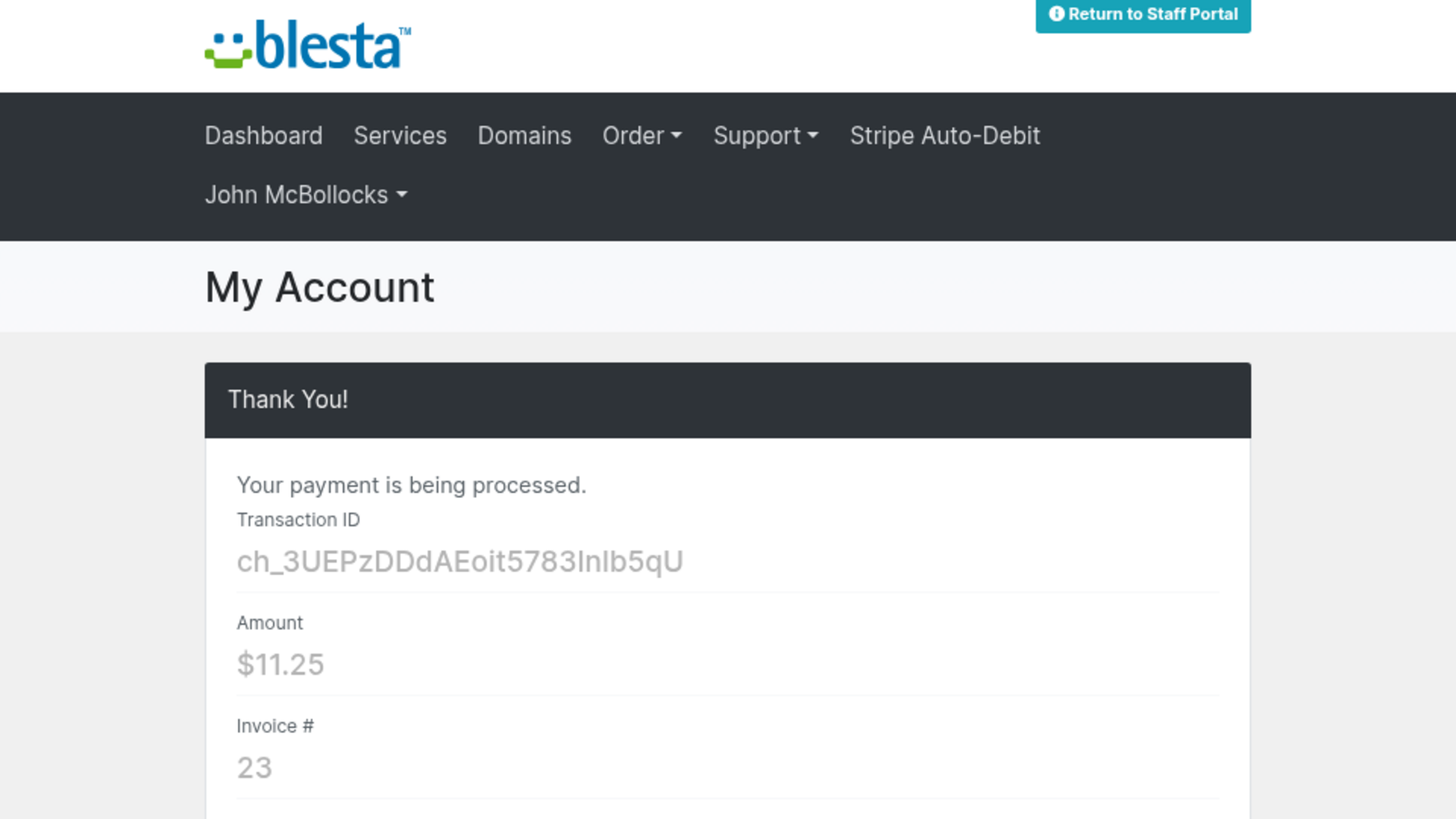 Stripe Payment Intents screenshot 5