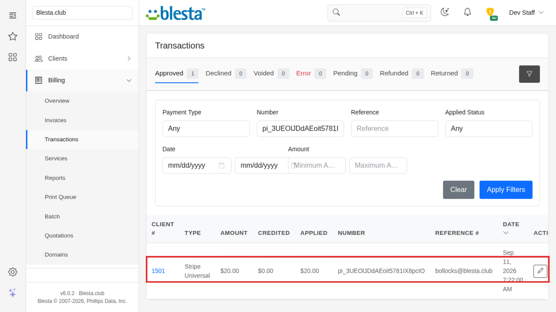 Stripe Universal screenshot 1