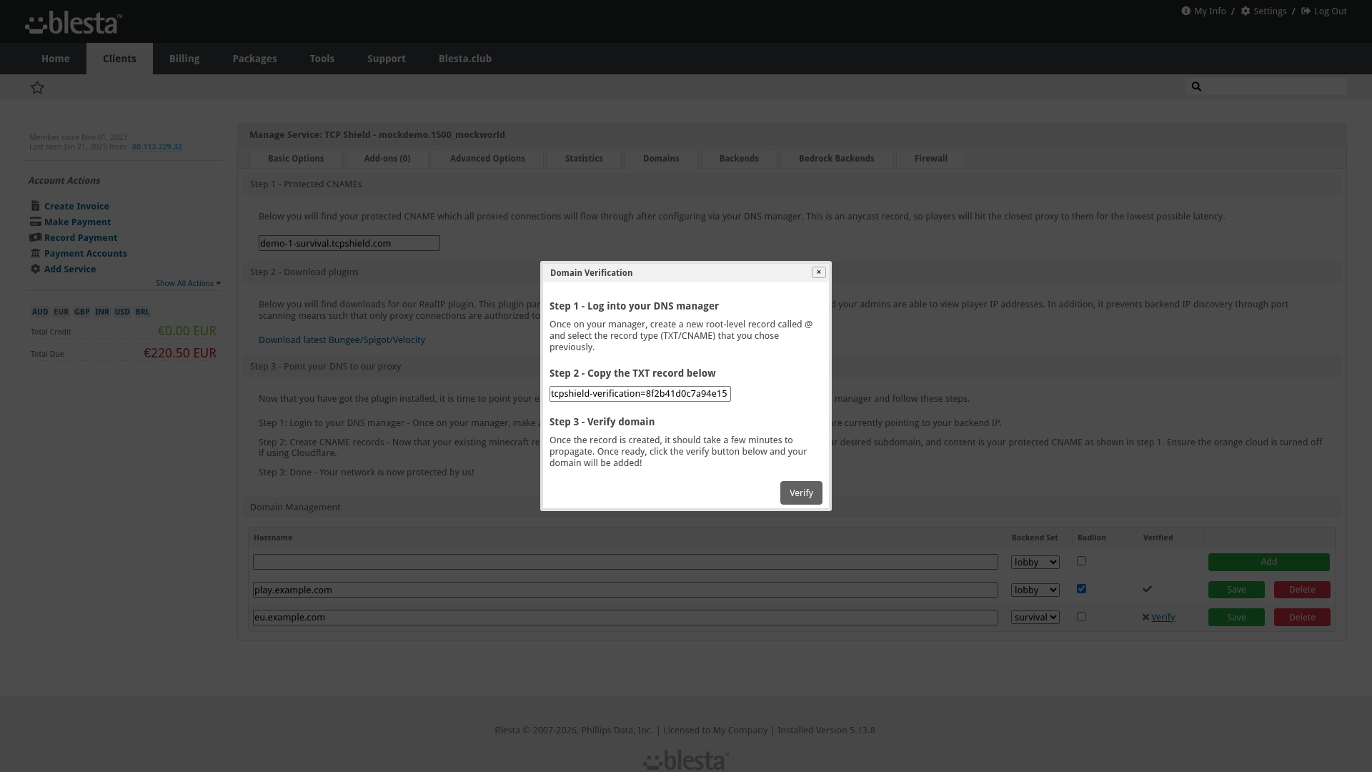 TCP Shield screenshot 1