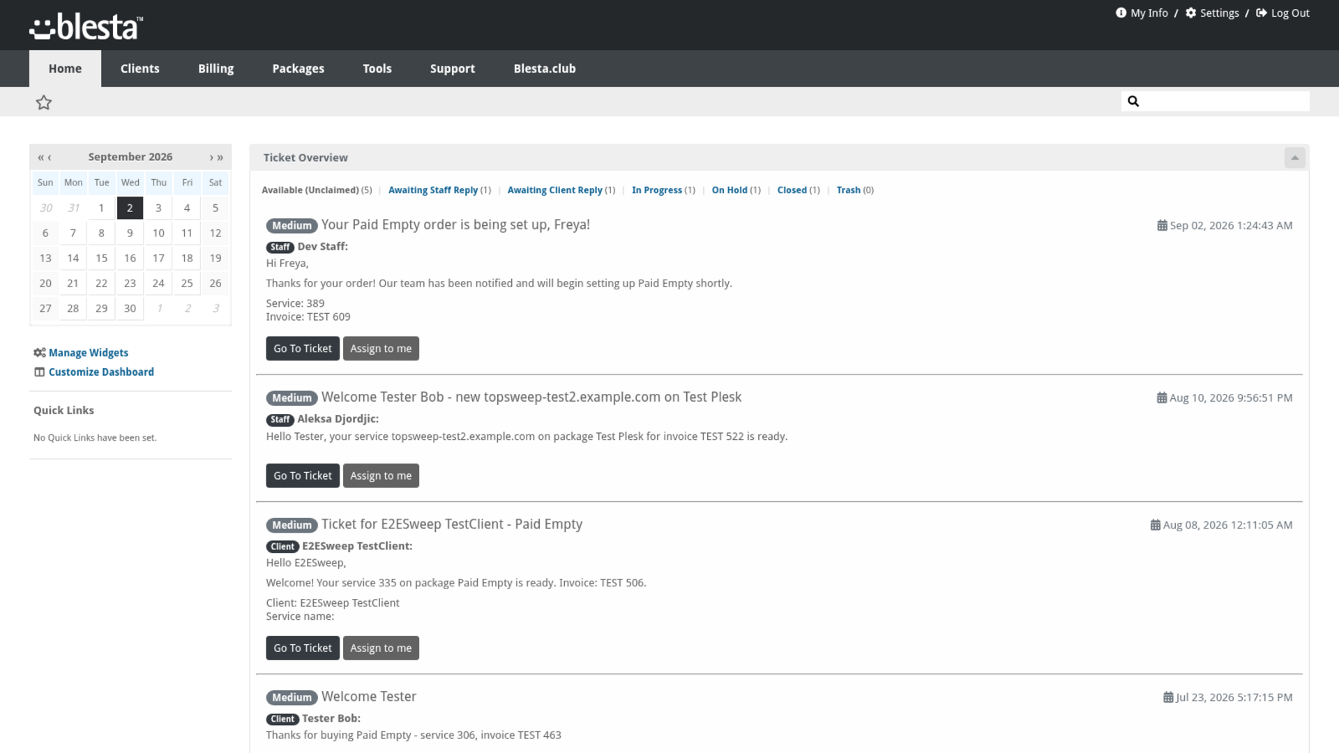 Ticket Overview screenshot 1