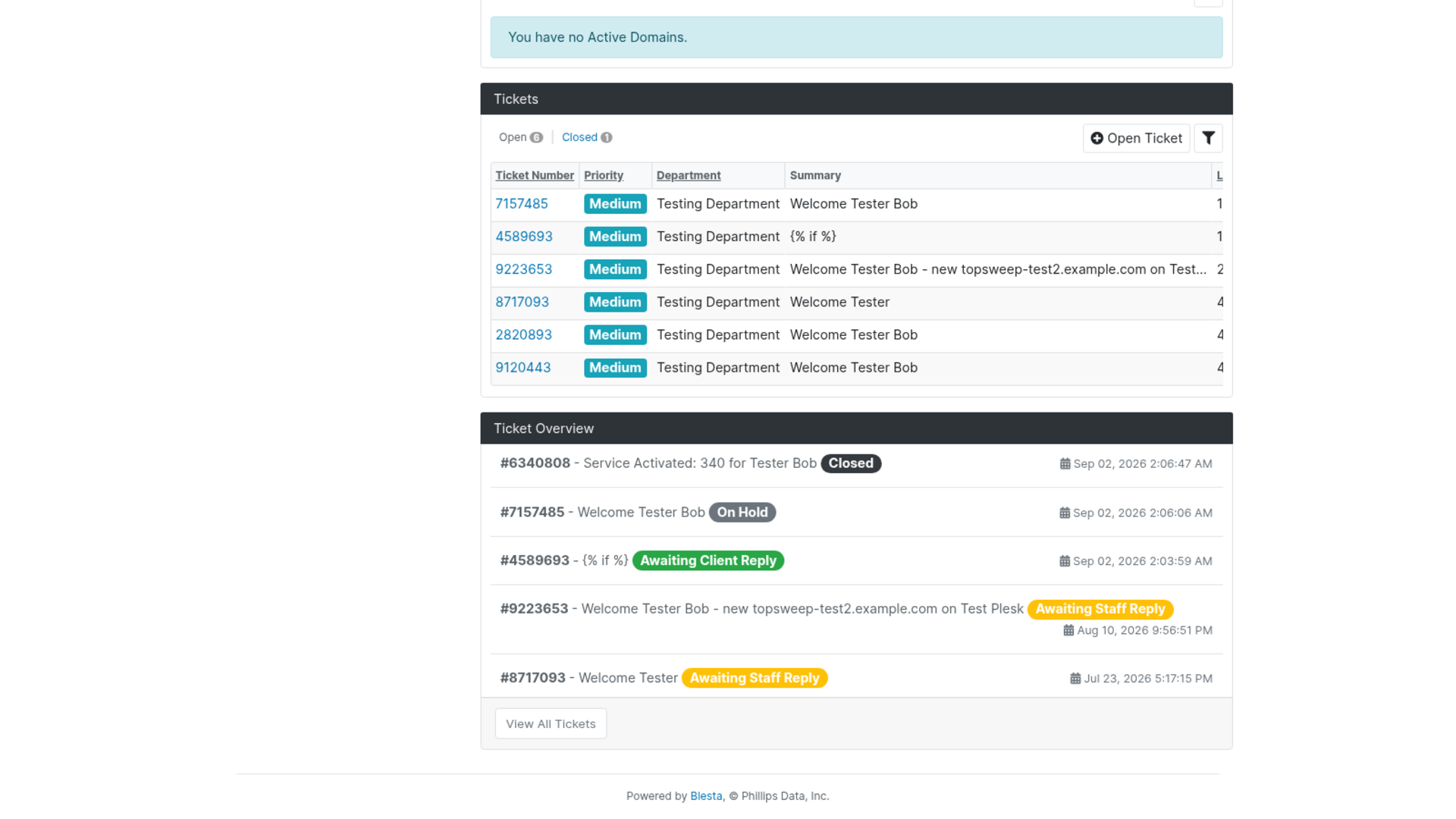 Ticket Overview screenshot 3